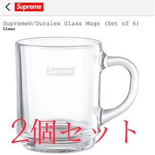 シュプリーム(Supreme)のSupreme / Duralex Glass Mugs Clear 2個セット(グラス/カップ)