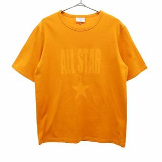 コンバース(CONVERSE)のコンバース 日本製 プリント 半袖 Tシャツ オレンジ converse メンズ 【中古】  【230715】 メール便可(Tシャツ/カットソー(半袖/袖なし))