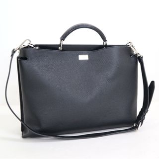 フェンディ(FENDI)の【FENDI】フェンディ ビーカブーエッセンシャル ブリーフケース 2WAY レザー ブラック 7VA476ADM7 /kt06023ar(その他)