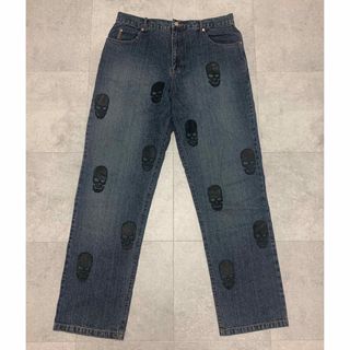 アルマーニジーンズ(ARMANI JEANS)のOLD ARMANI JEANS ドクロ　パッチ　デニム(デニム/ジーンズ)