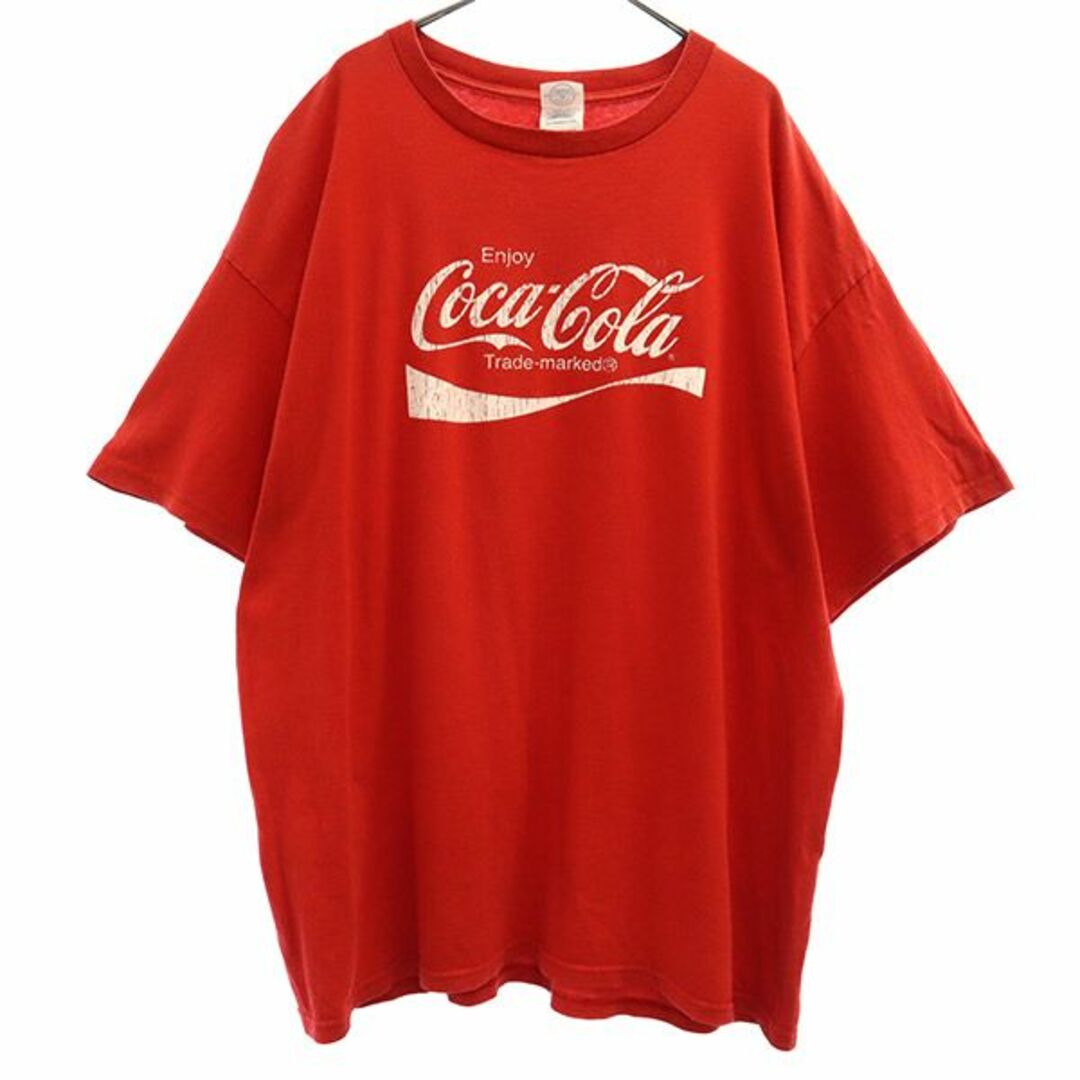 デルタ プロウエイト コカコーラプリント 半袖 Tシャツ XL レッド