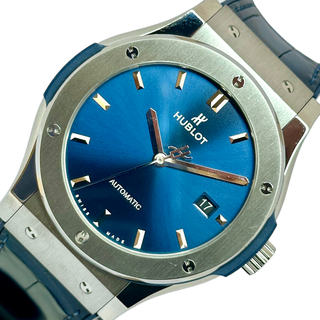 ウブロ HUBLOT 542.NX.6670.LR.JPN18 ブルー メンズ 腕時計