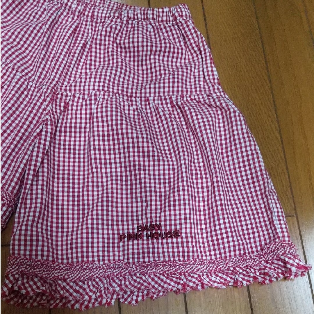 PINK HOUSE(ピンクハウス)のBABY PINK HOUSE キュロットパンツ キッズ/ベビー/マタニティのキッズ服女の子用(90cm~)(スカート)の商品写真