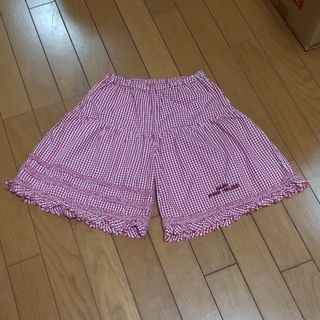 pink house　ピンクハウス　ブルー　ストライプ　キュロット　短パン