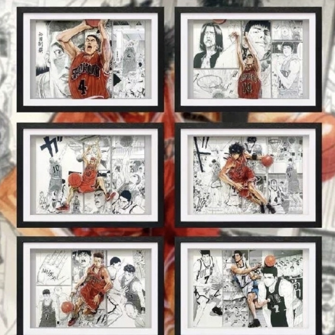 🏀スラムダンク　SLAM DUNK　◎宮城リョータ　立体 3D　絵画29