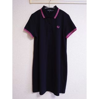 かわいい～！」 【美品】FRED PERRY ポロシャツワンピース ひざ丈