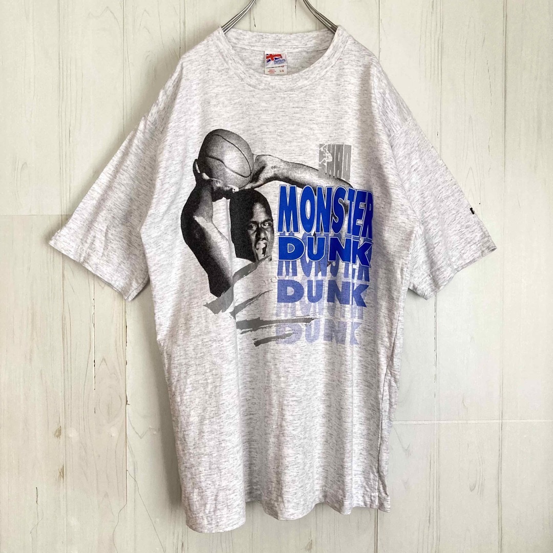 美品カナダ製 Reebok シャック Tシャツ SHAQ NBAバスケットボール