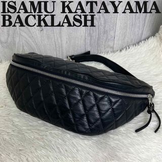 イサムカタヤマ バックラッシュ／ISAMU KATAYAMA BACKLASH バッグ ショルダーバッグ 鞄 メンズ 男性 男性用クロコ クロコダイル レザー 革 本革 ブラック 黒  168－01 バナナバッグ ボディバッグ