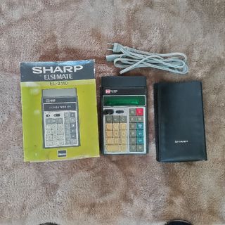 シャープ(SHARP)のシャープ SHARP ELSIMATE EL-2110 電卓 電子計算機(オフィス用品一般)