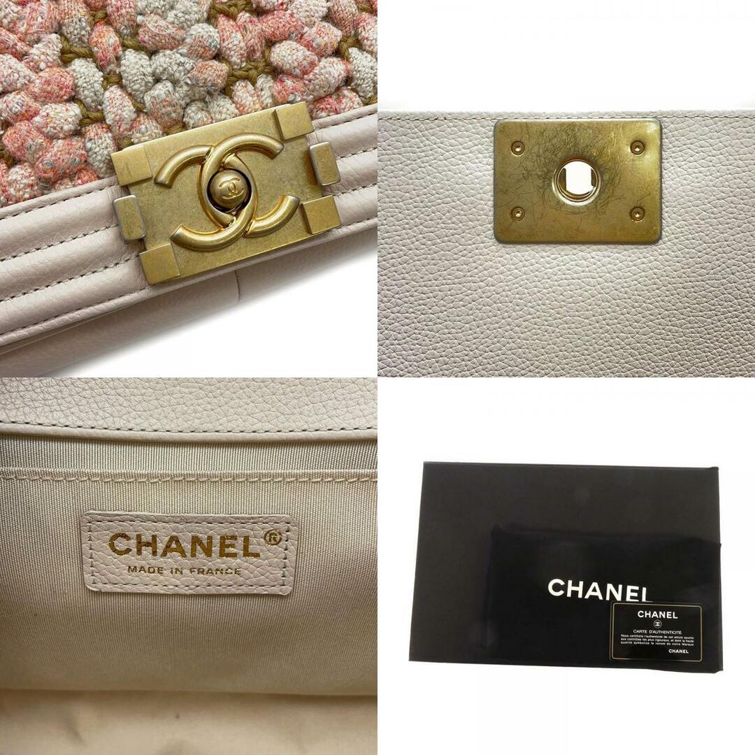 シャネル チェーンショルダーバッグ ボーイシャネル レザー CHANEL バッグ 9