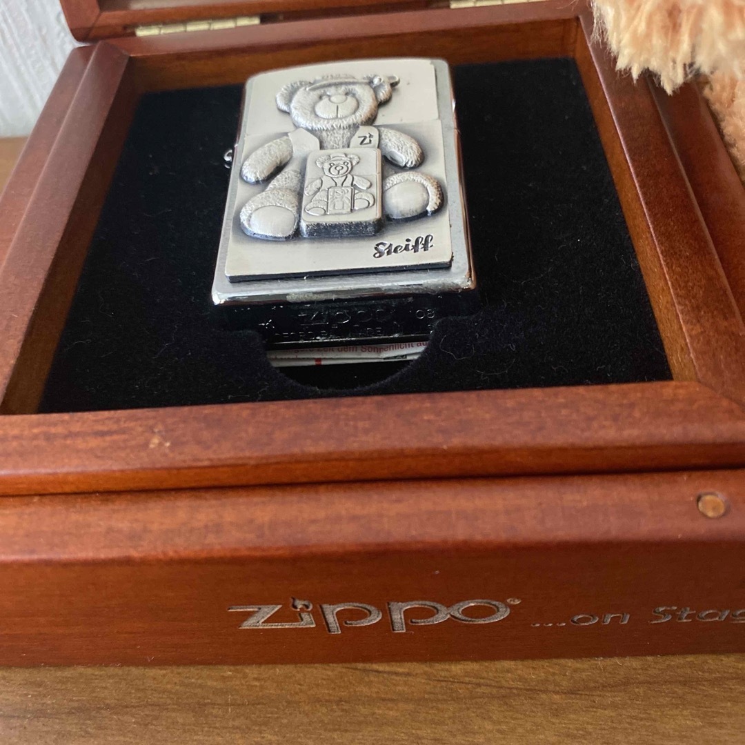 ZIPPO - シュタイフジッポコラボ　ジッポ木箱付き　131