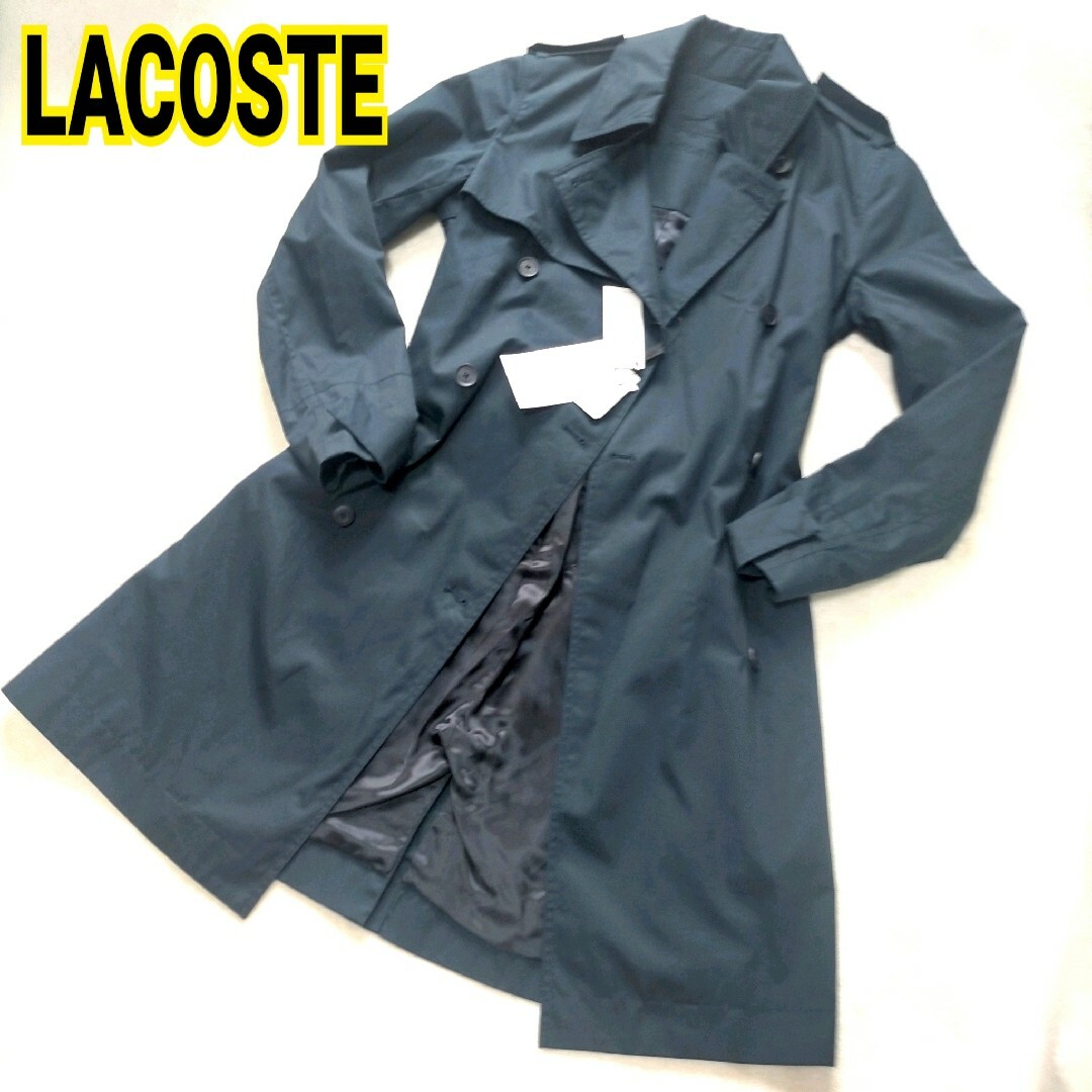 ジャケット/アウター即完売 希少 定価47300円 LACOSTE ラコステ  トレンチコート