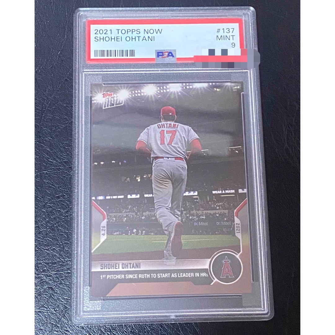 MLB - 【大谷翔平 PSA9】本塁打トップ 先発登板 topps now カードの