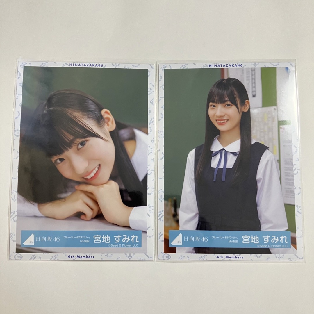 メーカー直売所 日向坂46 - 日向坂46,生写真,14枚, 「ブルーベリー&ラズベリー アイドルグッズ