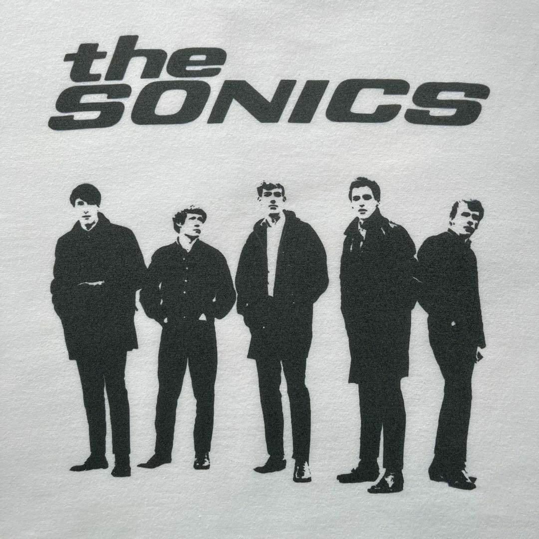 新品　ザ・ソニックス　バンドTシャツ Lサイズ　ホワイト　The Sonics