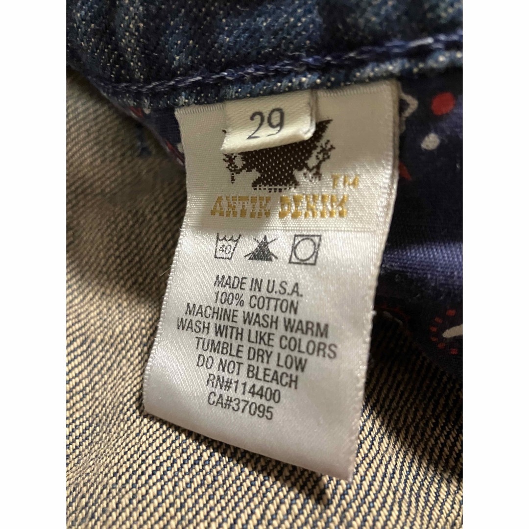 ANTIK DENIM - USA製 刺繍 ANTIK DENIM デニムジーンズ サイズ29 ANTIK DENIM - USA製 刺繍 ANTIK DENIM デニムジーンズ サイズ29