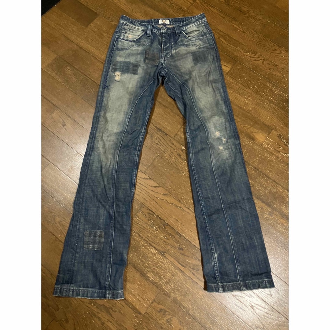 ANTIK DENIM - USA製 刺繍 ANTIK DENIM デニムジーンズ サイズ29 ANTIK DENIM - USA製 刺繍 ANTIK DENIM デニムジーンズ サイズ29