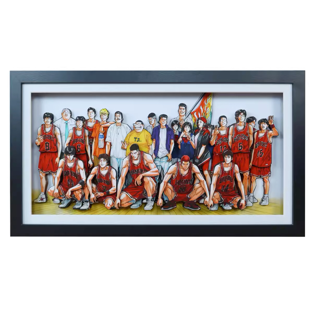 🏀スラムダンク SLAM DUNK◎集合ver 立体 3D 絵画5Bの通販 by 🏀スラムダンク SLAM DUNK◎集合ver 立体 3D 絵画5Bの通販 by
