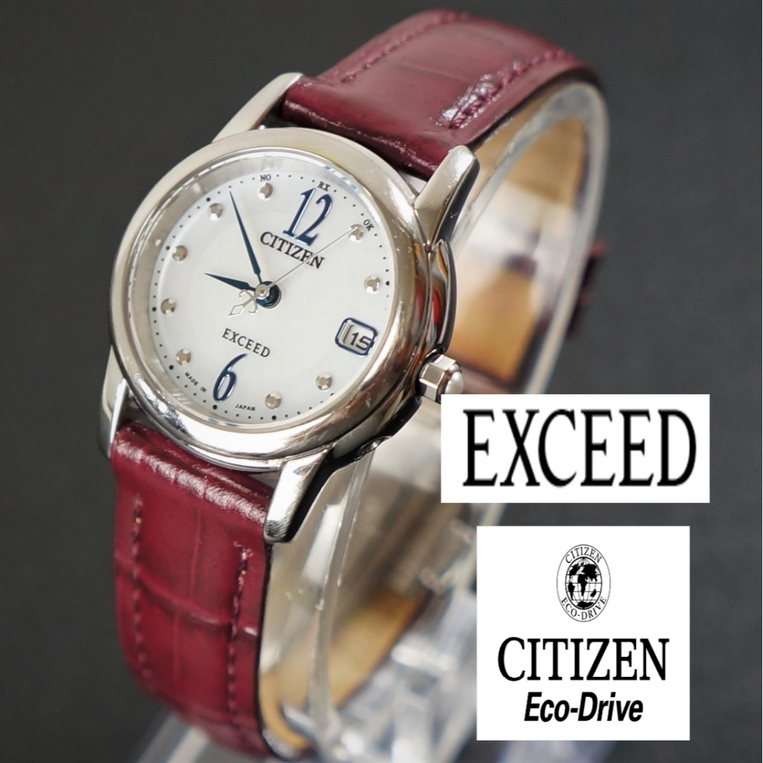 CITIZEN EXCEED ソーラー時計　稼働品シチズン