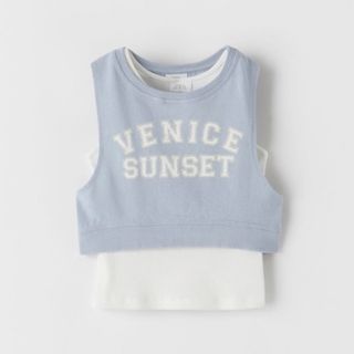 ザラキッズ(ZARA KIDS)のsale 1390 ⇊【116】ザラキッズ トップス タンクトップ(Tシャツ/カットソー)