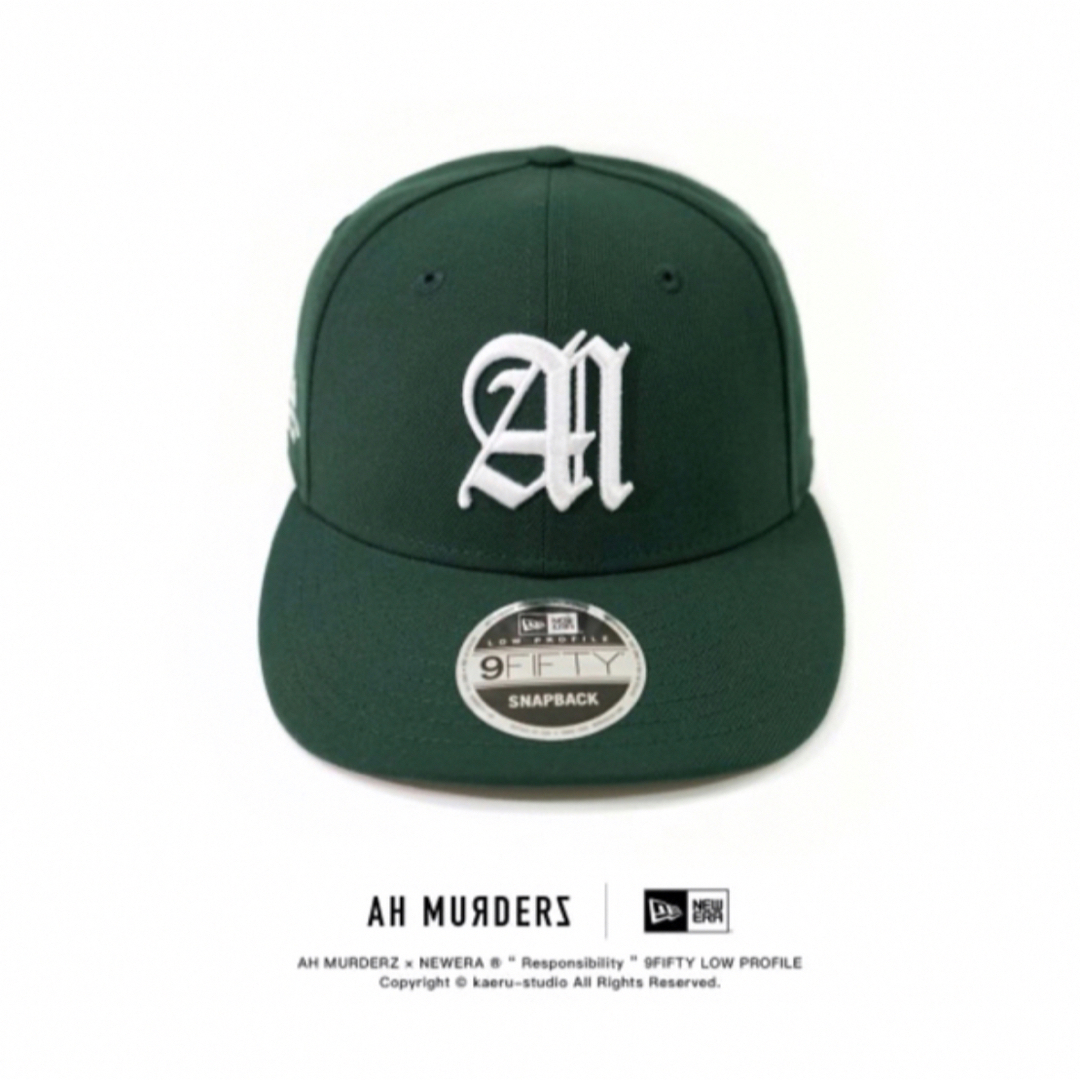 AH MURDERZ × NEWERA Dark GREENグリーン