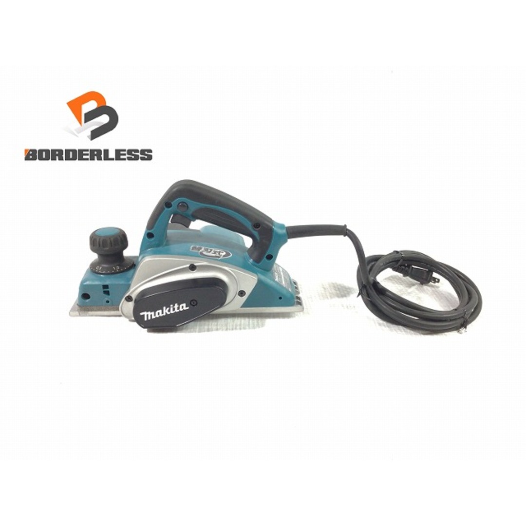 自動車/バイク☆美品☆makita マキタ 82mm電気カンナ KP0800A 木材加工 電動工具 100V 75130