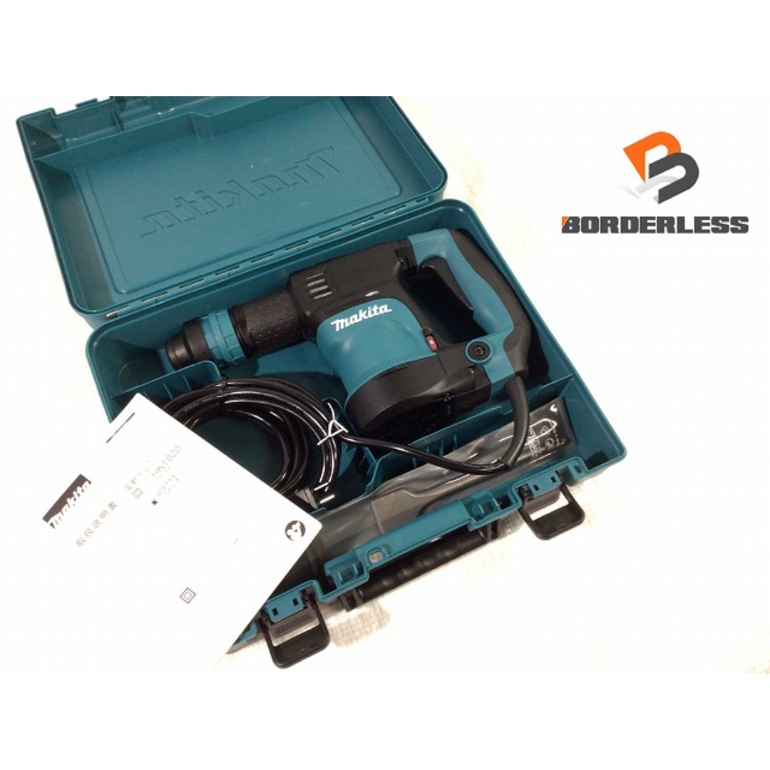 ☆品☆makita マキタ 100V 電動ケレン HK1820 ケース付 SDSプラス 塗装?がし タイル剥がし 内装解体 69708