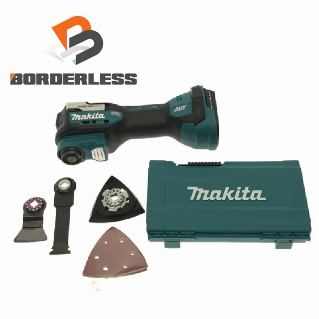 ☆品☆makita マキタ 18V 充電式マルチツール TM52D 6.0Ahバッテリー2個(BL1860B)付 コードレス カットソー 76164