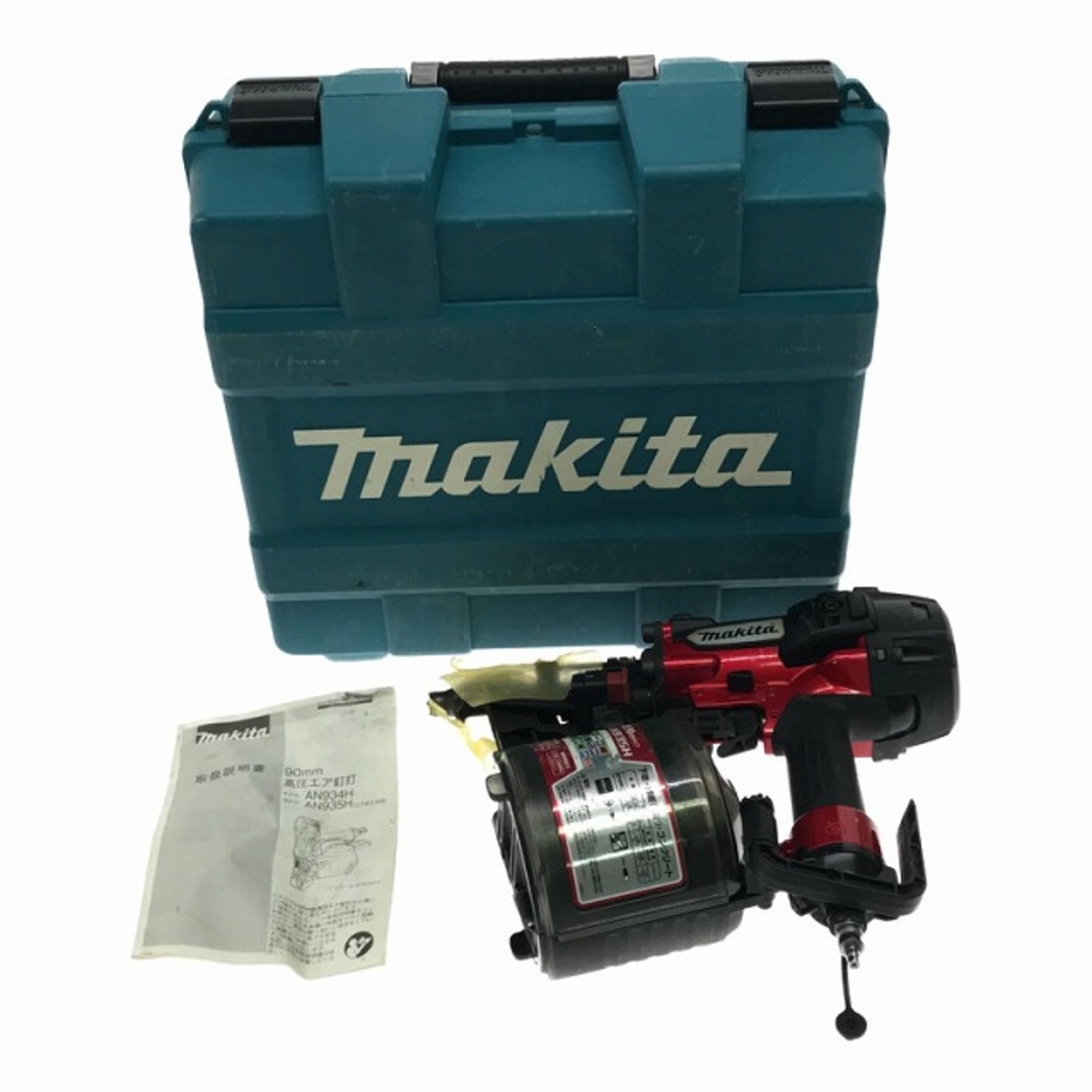 発売済 ☆中古品☆makita マキタ 高圧エア釘打 AN935H 90mm エアー釘