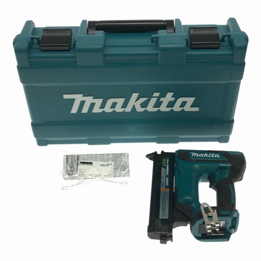 ☆比較的綺麗☆makita マキタ 18V 35mm 充電式面木釘打機 FN350DZK 本体＋ケース付 コードレス フィニッシュネイラ 仕上釘打機  74604