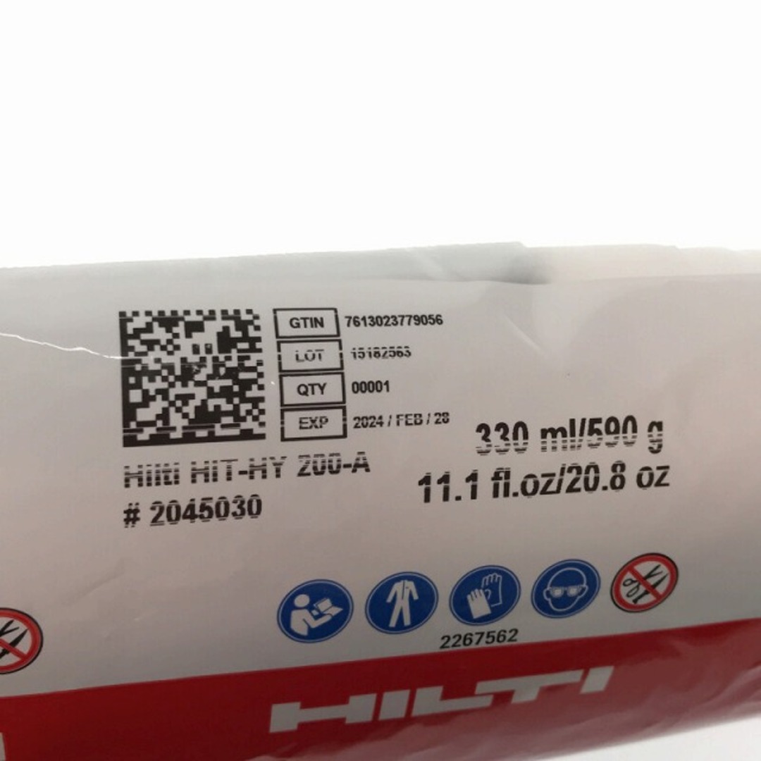 ☆未使用品11本セット☆HILTI ヒルティ 接着系アンカー HIT-HY200-A 330ml ケミカルアンカー ※消費期限2024/02/28 74663