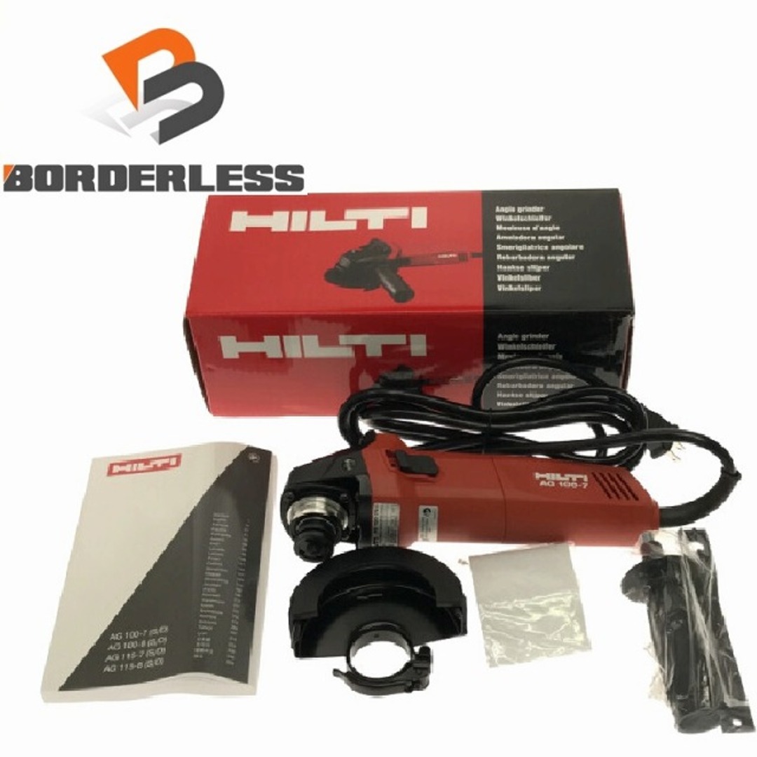 ☆未使用品☆HILTI ヒルティ 100V 100mm コード式アングル ☆未使用品☆HILTI ヒルティ 100V 100mm コード式アングル