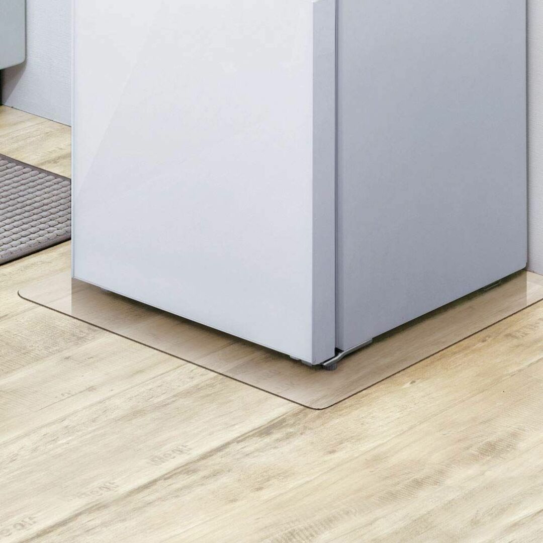 アイリスオーヤマ 冷蔵庫マット 保護パネル 傷防止 ポリカーボネート 冷蔵庫 5