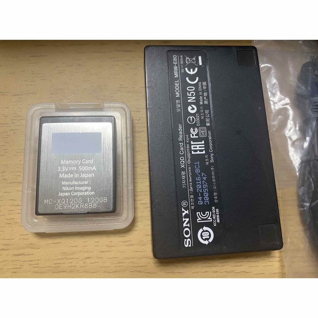 Nikon - Nikon XQDカード 120GB カードリーダー MRW-E80 中古の通販 by みっちー's shop｜ニコンならラクマ