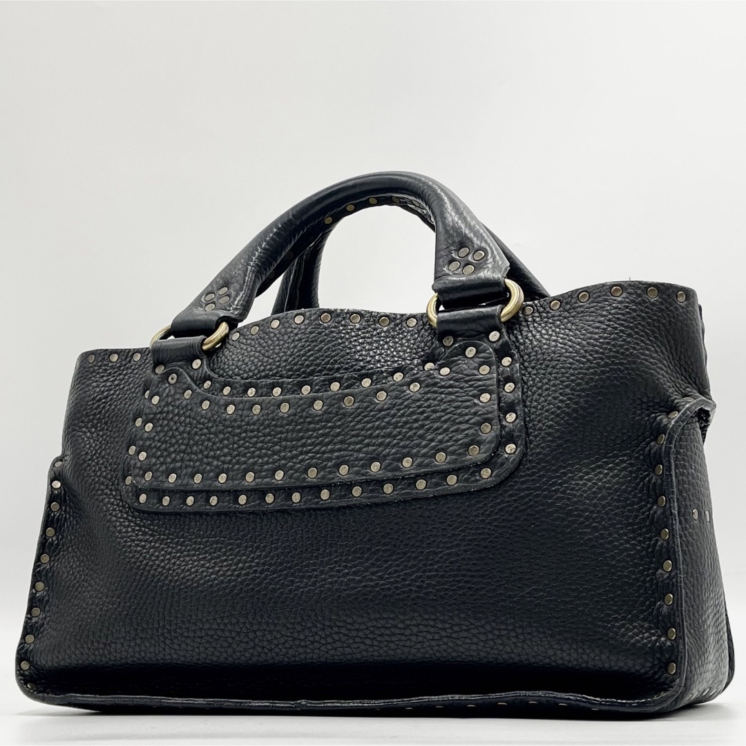 極美品】CELINE ブギーバッグ レザー ブラック ハンドバッグ | www