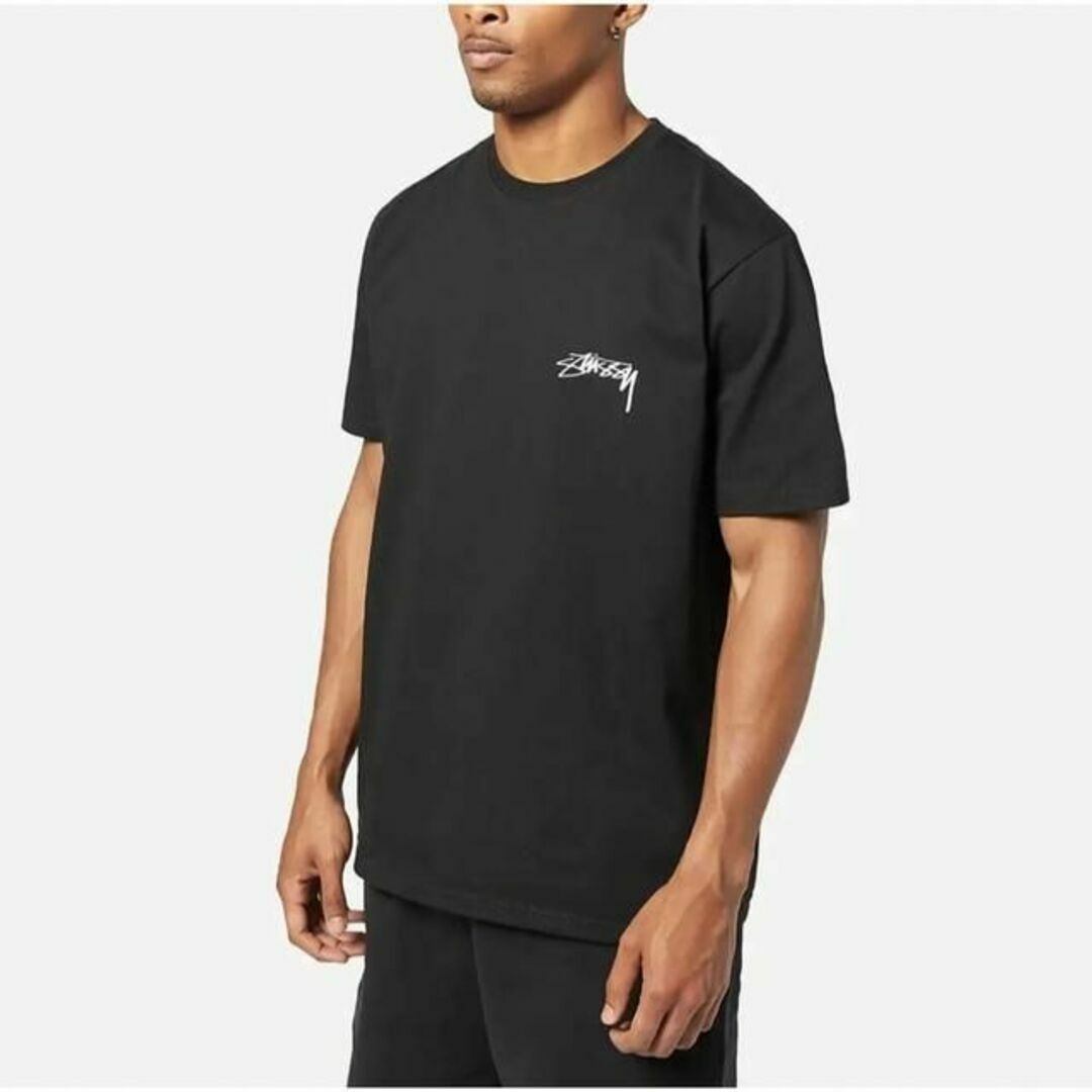 STUSSY(ステューシー)の【新品】stussy Tシャツ　サイズXL ブラック メンズのトップス(Tシャツ/カットソー(半袖/袖なし))の商品写真