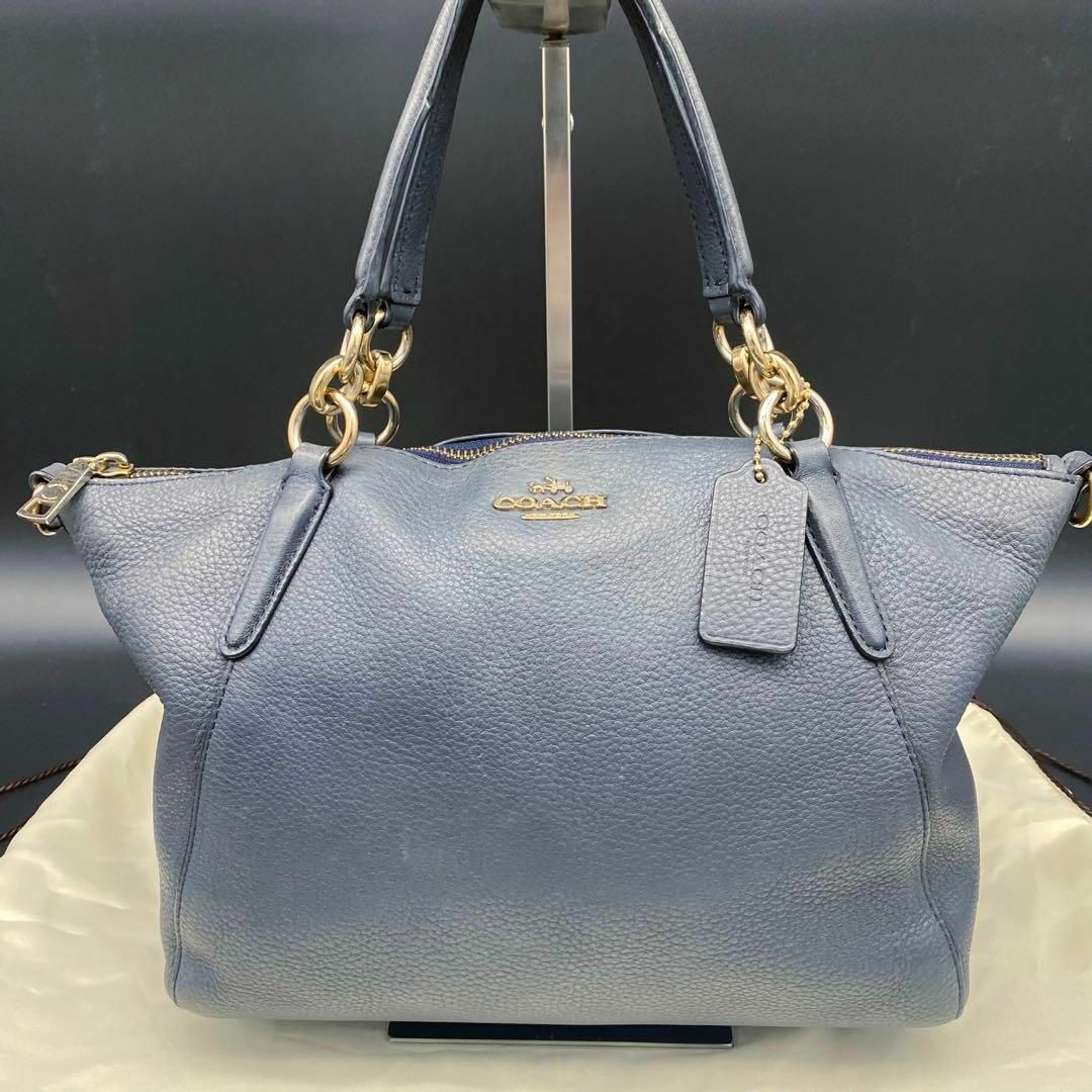 【良品】coach 2way 肩掛け　シボ　ロゴ　プレート　クロスボディHiro109LLCcoach