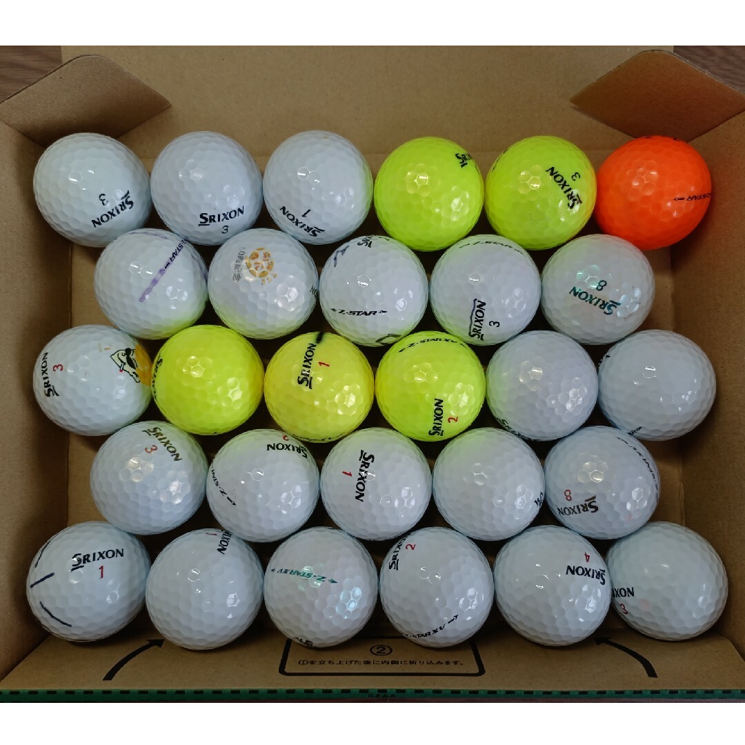 Srixon(スリクソン)の【ロストボール】スリクソン Z-STAR/Z-STAR XV チケットのスポーツ(ゴルフ)の商品写真