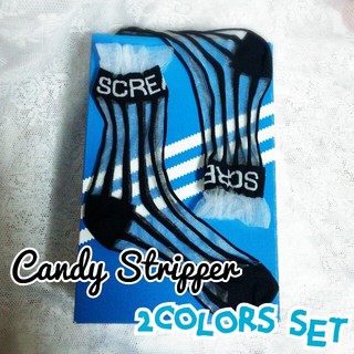 キャンディーストリッパー(Candy Stripper)のSCREAM IT! socks set(ソックス)