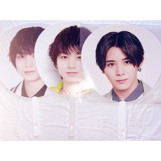 濃いピンク系統 Hey! Say! JUMP CD グッズ 髙木雄也 伊野尾慧 うちわ