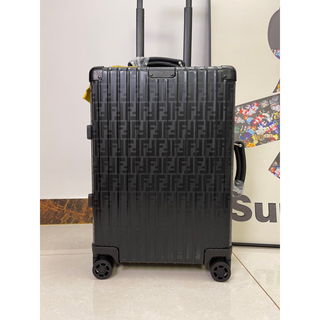 大人気! FENDIフェンディ ペカン柄キャリーバッグ 旅行鞄 トランク