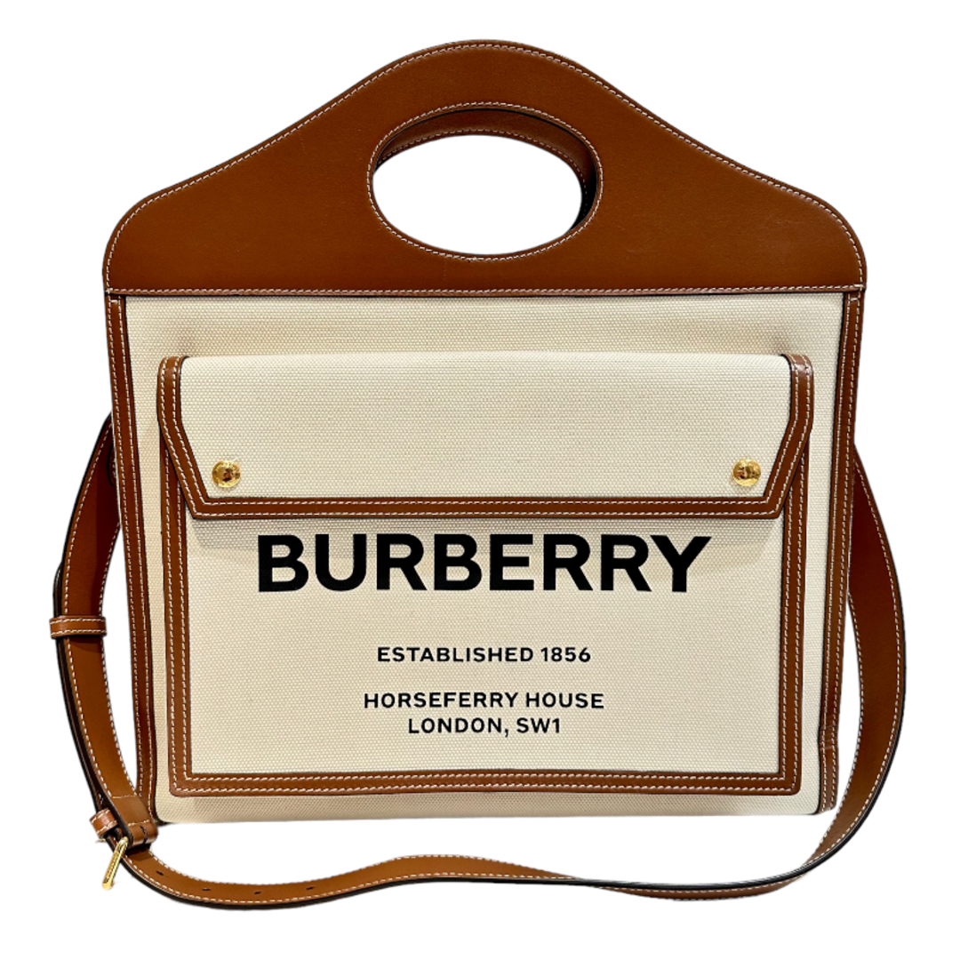 BURBERRY - バーバリー BURBERRY ポケットバッグミディアム トート