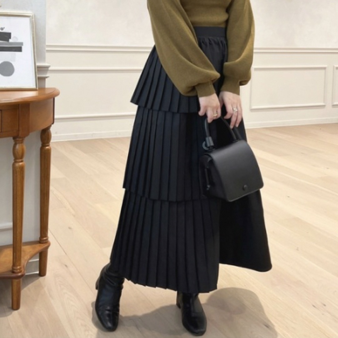 アシメントリースカート レディースのスカート(ロングスカート)の商品写真
