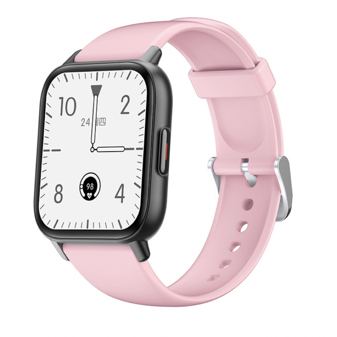 スマートウォッチ　ピンク　大画面　腕時計　Bluetooth5.0 防水