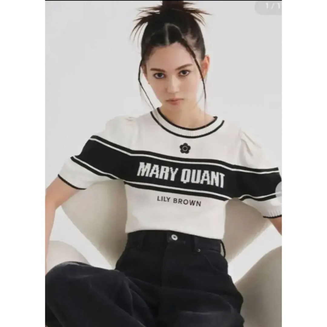 Lily Brown - リリーブラウン LILY BROWN×MARY QUANT ニットプルオーバー