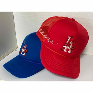 LA ROPA/ドジャース/LA/メッシュ/キャップ/ブルー/スナップバック/青の
