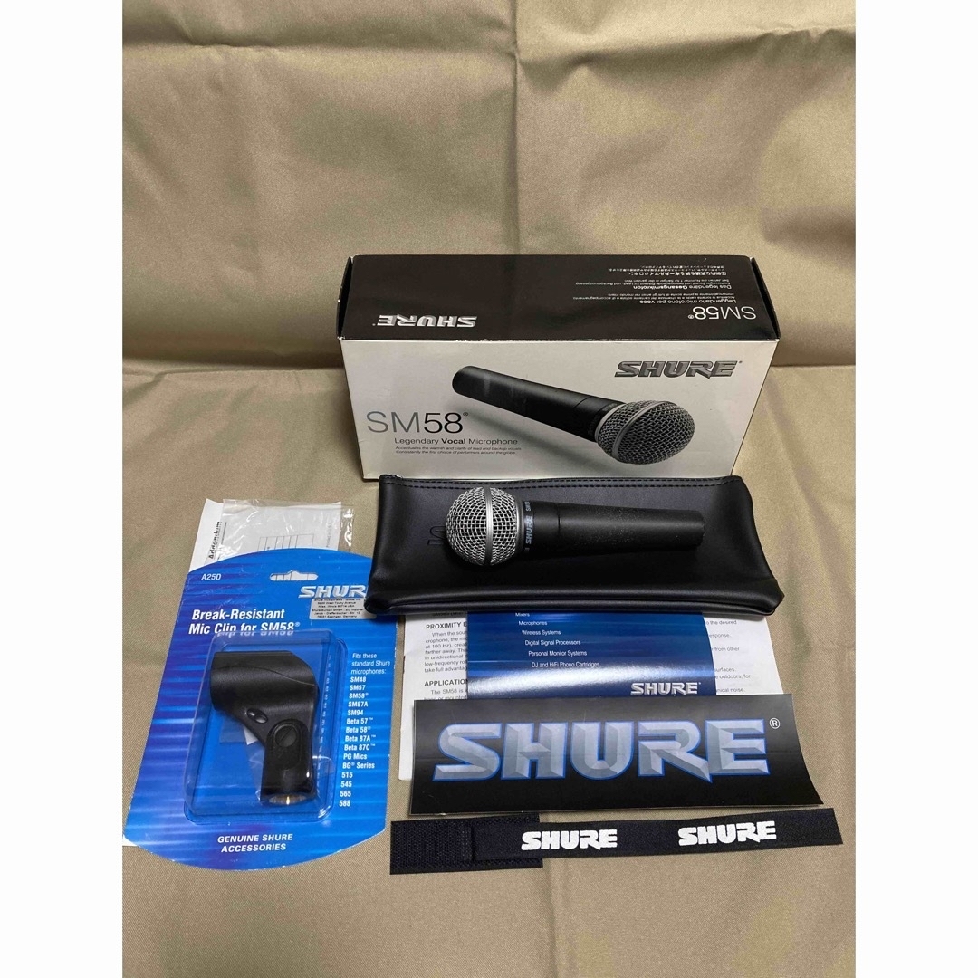 SHURE SM58 楽器のレコーディング/PA機器(マイク)の商品写真