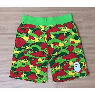 アベイシングエイプ(A BATHING APE)の★激レア★ APE sta camo スウェット ショーツ M ハーフパンツ (ショートパンツ)