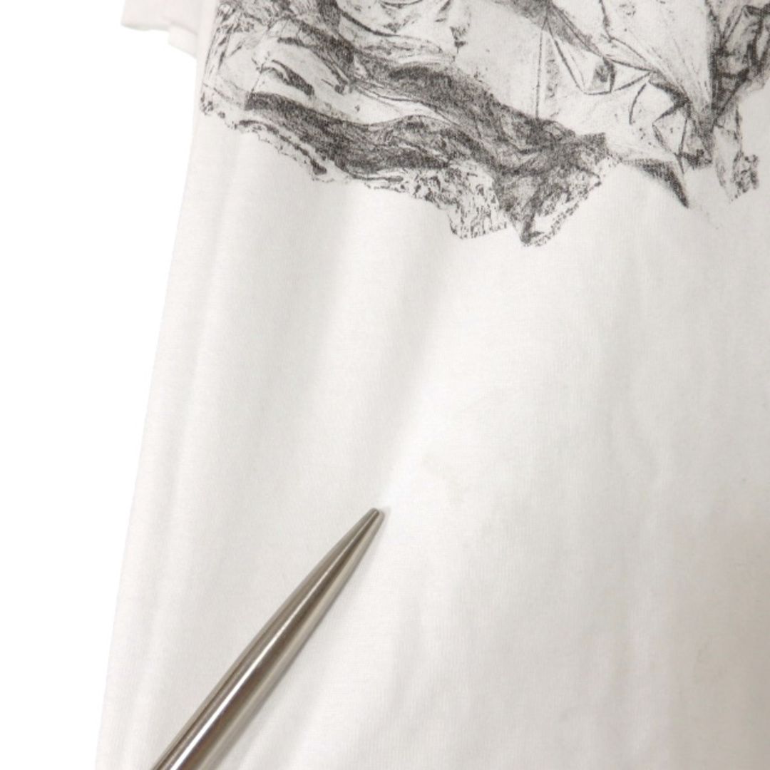 LAD MUSICIAN(ラッドミュージシャン)のラッドミュージシャン オーバーサイズ プリントTシャツ カットソー ホワイト メンズのトップス(Tシャツ/カットソー(半袖/袖なし))の商品写真