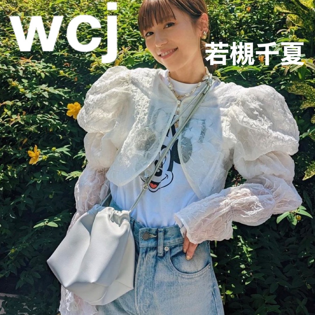 WC - wcj今季 8,400円 若槻千夏私物 ソフトエコレザー巾着の通販 WC - wcj今季 8,400円 若槻千夏私物 ソフトエコレザー巾着の通販